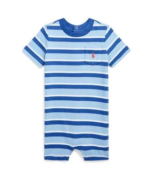 Striped Cotton Jersey Shortall (Infant)