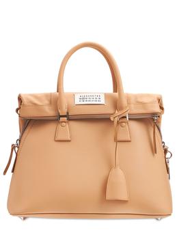 MAISON MARGIELA | Medium 5ac Soft Leather Top Handle Bag商品图片,额外8折, 额外八折