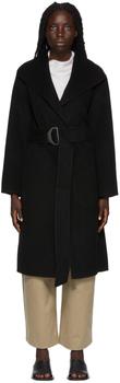 Vince | Black Belted Coat商品图片,