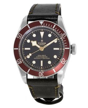 Tudor | Tudor Black Bay 41 Automatic Red Bezel Black Aged Leather Strap Men's Watch M79230R-0011商品图片,8.9折, 独家减免邮费