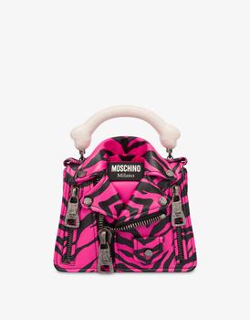 Moschino | Moschino X The Flintstones™ Printed Nappa Biker Bag商品图片,