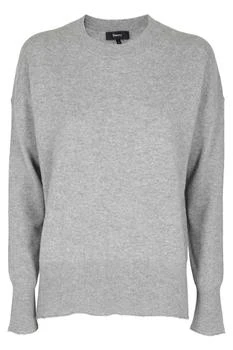 Theory | Theory Asymmetric Long-Sleeved Crewneck Jumper 6.2折