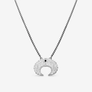Armenta | Armenta Romero Blackened Sterling Silver Champagne Diamond & Black Sapphire Pendant Necklace 21384,商家Shopworn,价格¥3827
