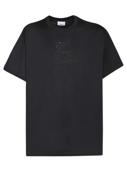 Burberry | Burberry Logo Embroidered Crewneck T-Shirt 6.5折