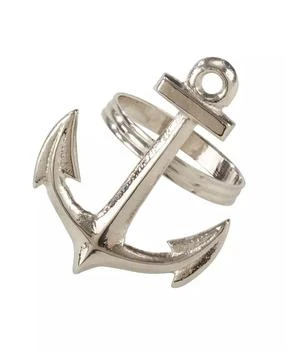 Saro Lifestyle | Anchor Design Napkin Ring, Set of 4,商家Macy's,价格¥165
