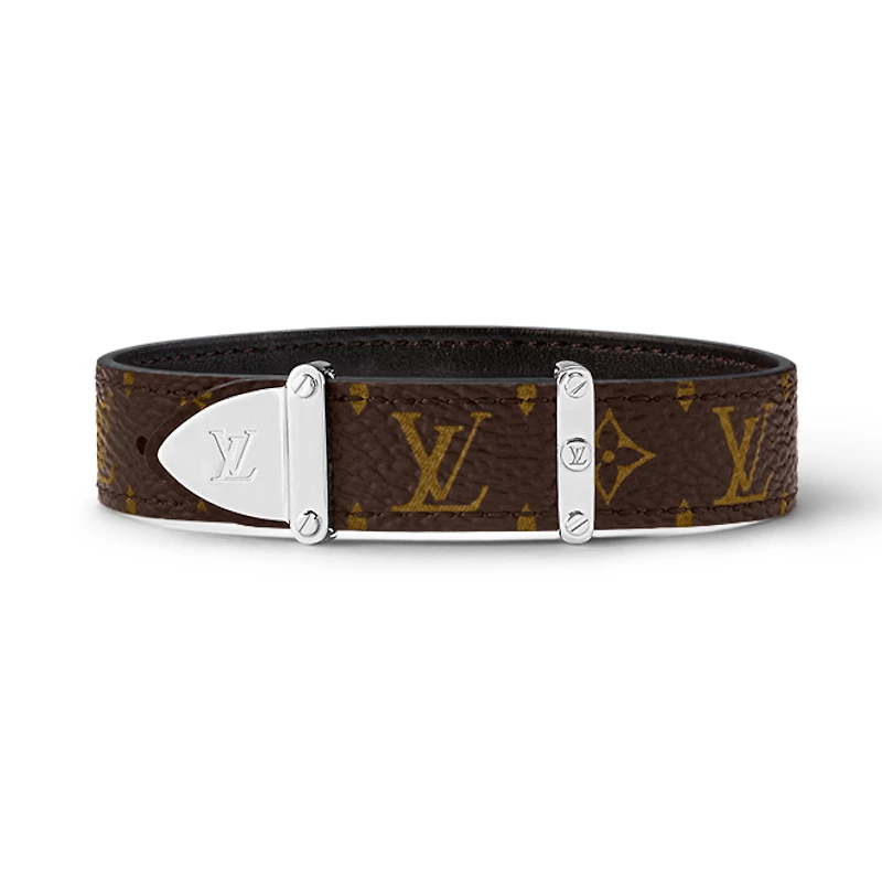 Louis Vuitton | 【预售十天】 路易威登 23新款Trunk男士棕色中号搭扣双面皮革手链 7.6折, 包邮包税, 独家减免邮费