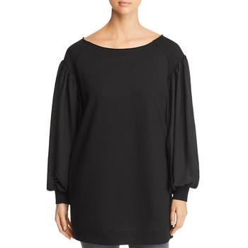 推荐Marled by Olivia Culpo Womens French Terry Puff Sleeve Sweatshirt商品