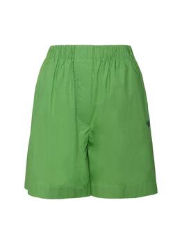 Nanushka | Megan Light Cotton Poplin Shorts商品图片,4折