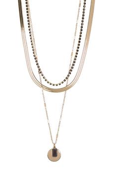 商品Nordstrom | Layered Charm Snake Chain Necklace,商家Nordstrom Rack,价格¥109图片