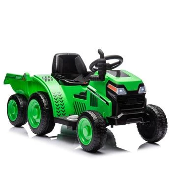 Streamdale Furniture | Streamdale 12V Kids Ride On Electric Tractor Black Knight,商家Premium Outlets,价格¥1313