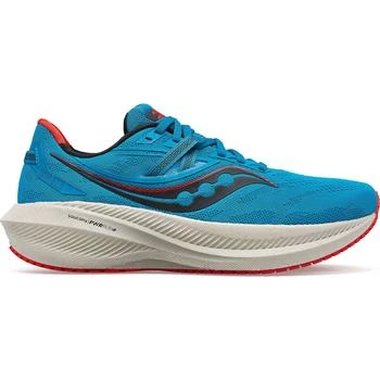 Saucony | Men's Triumph 20 Running Shoes - Medium Width In Ocean/redrock 6.4折