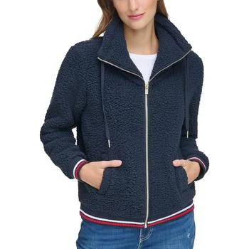 Tommy Hilfiger | Women's Zip-Front Fleece Bomber Jacket 额外7折, 额外七折