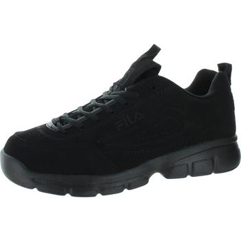 推荐Fila Mens DISRUPTOR SE Faux Suede Cushioned Sole Sneakers商品