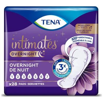 Tena Serenity | Sensitive Care Extra Coverage Overnight Pads for Women Unscented,商家Walgreens,价格¥132