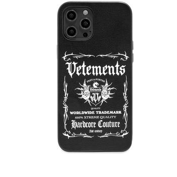 商品Vetements | VETEMENTS Black Label iPhone Pro Max Case,商家END. Clothing,价格¥644图片