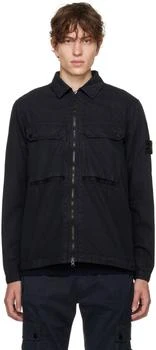 Stone Island | Navy Faded Jacket 5.1折, 独家减免邮费