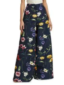 product Floral High Waisted Wide-Leg Pants image