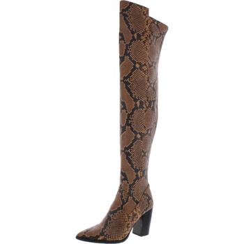 Vince Camuto Specialty Size, Vince Camuto | Vince Camuto Womens Cottara Snake Print Pointed Toe Thigh-High Boots商品图片 6.5折