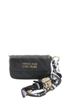 Versace | Jeans Women's Black Faux Leather Shoulder Bag商品图片,额外9折, 额外九折