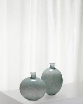 Jamie Young | Minx Decorative Vases in Grey Glass, Set of 2,商家Neiman Marcus,价格¥2270
