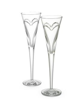 商品Waterford Crystal | Wishes, Love, & Romance Flutes, Set of 2,商家Neiman Marcus,价格¥1503图片