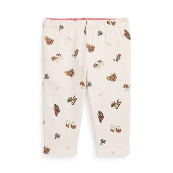 ralph lauren bear, Ralph Lauren | Baby Girls Polo Bear Reversible Pants商品图片 