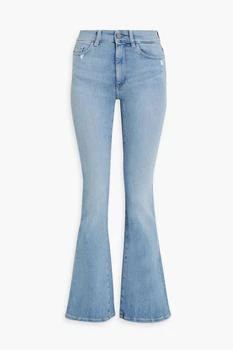 DL1961 | Bridget distressed high-rise bootcut jeans,商家THE OUTNET US,价格¥475