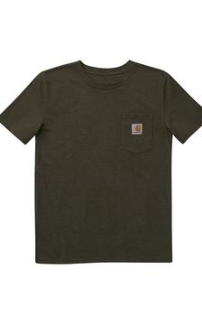 Carhartt | (CA6243) SS Pocket T-Shirt - Olive Heather商品图片,5.5折