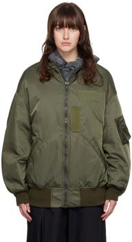 推荐Khaki Insulated Bomber Jacket商品