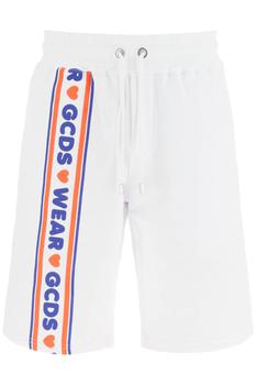 GCDS | SHORT SWEATPANTS WITH CUTE LOGO TAPE商品图片,5折×额外7折, 额外七折
