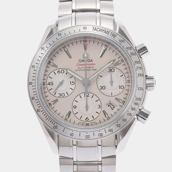 推荐Omega Silver Stainless Steel Speedmaster 323.10.40.40.02.001 Automatic Men's Wristwatch 40 mm商品