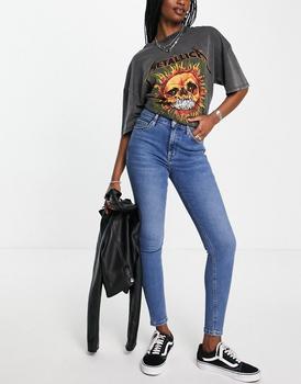 冬装topshop jamie, Topshop | Topshop Jamie jean in mid blue商品图片 