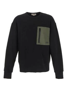 推荐Alexander McQueen Logo Embroidered Crewneck Sweatshirt商品