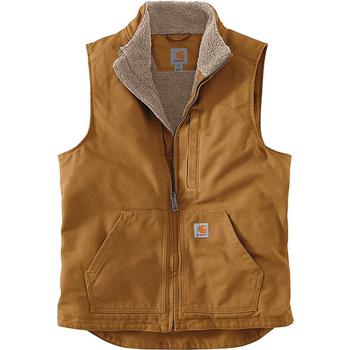 Carhartt Men's Washed Duck Sherpa-Lined Mockneck Vest product img