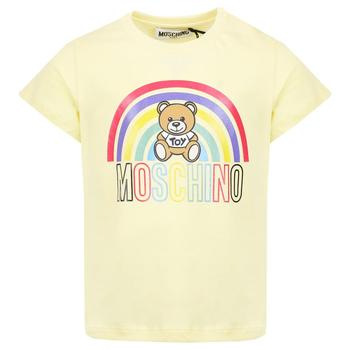 推荐Yellow Short Sleeve Rainbow Teddy Baby T Shirt商品