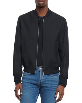 sandro外套, Sandro | Teddy Slim Fit Bomber Jacket商品图片 独家减免邮费