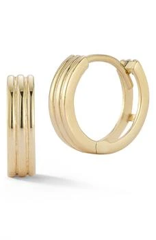 Ember Fine Jewelry | 14K Yellow Gold Huggie Hoop Earrings,商家Nordstrom Rack,价格¥2183