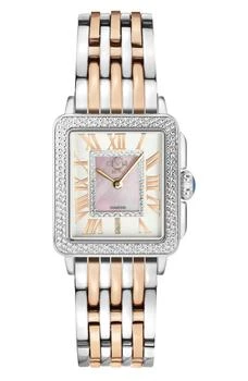 GV2 | Women's Padova Swiss Diamond Square Watch, 28.5mm - 0.014 ctw,商家Nordstrom Rack,价格¥2349