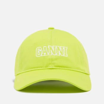推荐Ganni Software Logo-Embroidered Organic Cotton Baseball Cap商品