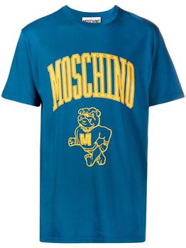 Moschino | Moschino Men's Blue Cotton T-Shirt商品图片,
