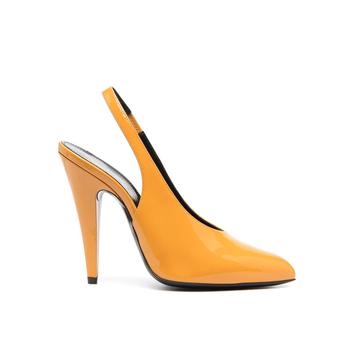 ysl高跟鞋价格, Yves Saint Laurent | Saint Laurent Slingback Leather Pumps商品图片 6.4折