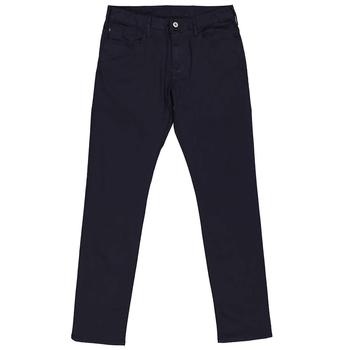 推荐J06 Slim-fit Stretch Dyed Satin Trousers in Navy Blue商品
