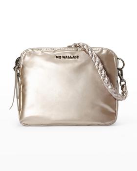 MZ Wallace | Bowery Metallic Nylon Crossbody Bag商品图片,
