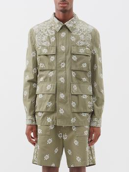 夏装AMIRI, AMIRI | M-65 bandana-print cotton-canvas jacket商品图片 