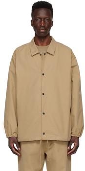 Essentials | Tan Cotton Jacket商品图片,额外8.5折, 独家减免邮费, 额外八五折