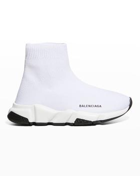 Balenciaga | Kid's Two-Tone Knit Sock Trainer Sneakers商品图片,3.7折