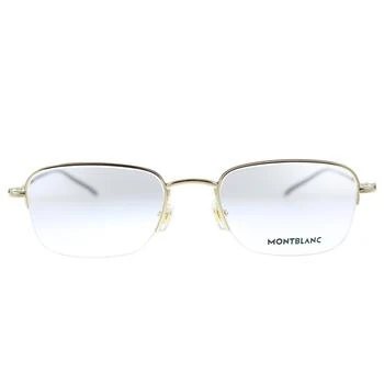 推荐Montblanc  MB 0131O 002 52mm Unisex Rectangle Eyeglasses 52mm商品