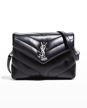 Yves Saint Laurent | Loulou Toy Matelasse Calfskin V-Flap Crossbody Bag商品图片,