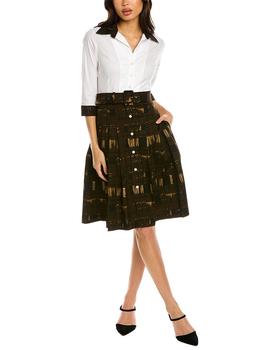 samantha sung是什么牌子, SAMANTHA SUNG | Samantha Sung Avery Shirtdress商品图片 4.1折