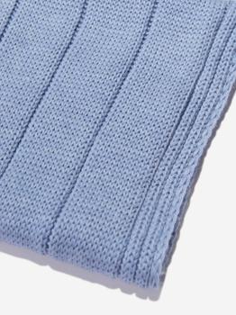 Moncler | Moncler Blue Boys Wool Knitted Logo Scarf商品图片,额外8折, 额外八折